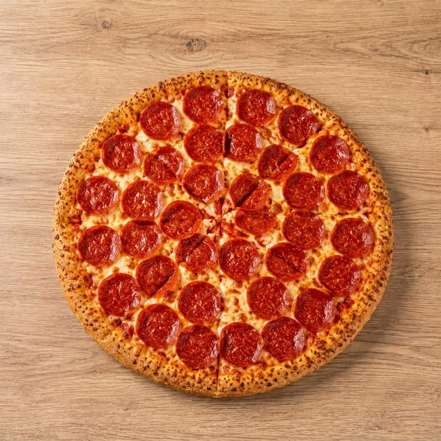 4 Large Pepperoni Pizza Special.