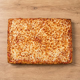 Sicilian Style Deep Dish Cheese Pizza